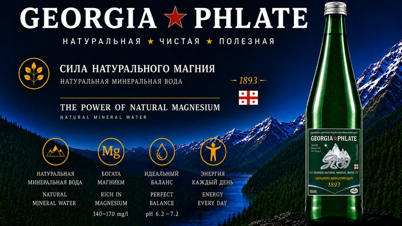 Целебная вода «Phlate»